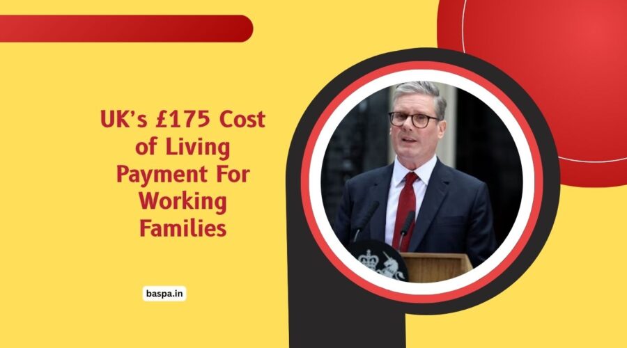 UK’s £175 Cost of Living Payment For Working Families – New DWP Support Announced For 2025